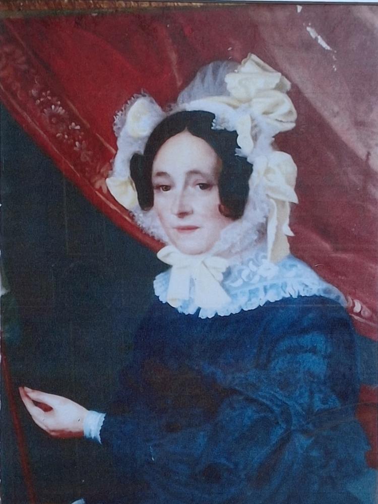 Portrait of Louise Ernestine Martineau, known as Madame Proa, whose family history is closely linked to Château de la Boutinière.